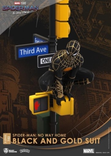 Figūra Marvel: Spider-Man: No Way Home: Spider-Man in Black & Gold Suit 25 cm