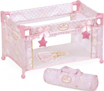 Leļļu gulta-manēža 30*29*50 cm Maria Princess rozā