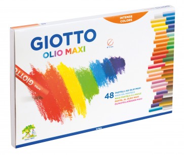 Eļļas pasteļkrītiņi 48 krāsas Giotto Olio 11 mm Ø