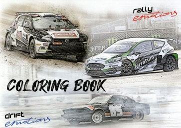 Coloring Book: Drift Emotions. Rally Emotions