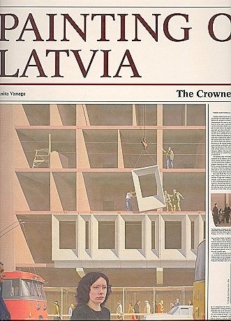 Painting of Latvia. The Crowned Icon. 100