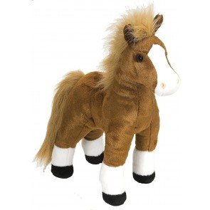 Rotaļlieta mīkstā 30.5 cm zirgs