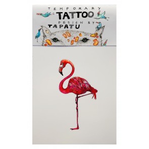 Tetovējums īslaicīgs krāsains Flamingo
