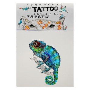 Tetovējums īslaicīgs krāsains Hameleons