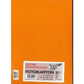 Papīrs A4 300 g Folia® gaiši oranžs