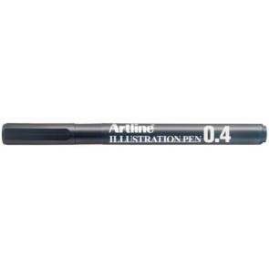 Pildspalva-flomāsters 0.4 mm Artline Illustration melns