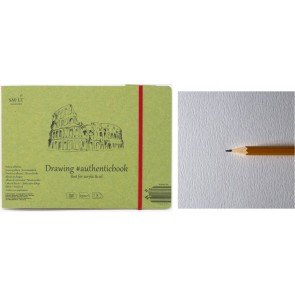Akrila un eļļas krāsu albums 17.5*24.5 cm/8 290 g horizontāls ar gumiju SM.LT Art