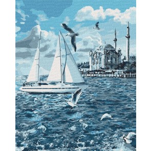 Gleznošana pēc numuriem 40x50 Journey along the Bosporus
