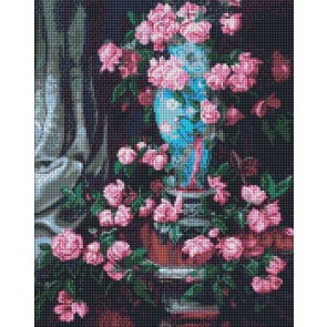 Mozaīka ar akrila dimanta slīpējuma gabaliņiem 40x50 Amazing roses