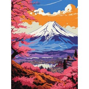 Gleznošana pēc numuriem 30x40 Magical Fuji