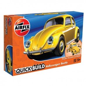 Konstruktors Airfix Quick Build automašīna VW Beetle dzeltena