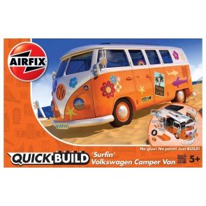 Konstruktors Airfix Quick Build automašīna VW Camper Surfin