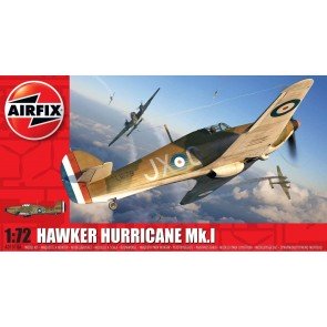 Modelis līmējams lidmašīna Hawker Hurricane MkI 1:72