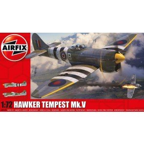 Modelis līmējams lidmašīna Hawker Tempest Mk.V 1:72 ar piederumiem