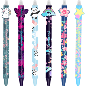 Pildspalva-rolleris 0.5 mm ar dzēšgumiju zila Meitenēm asorti