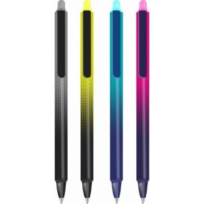 Pildspalva-rolleris 0.5 mm ar dzēšgumiju zila Nokrāsa tumšs asorti