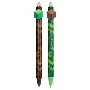 Pildspalva-rolleris 0.5 mm ar dzēšgumiju zila Pilsētas džungļi