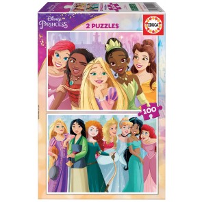 Puzle 2x100 Disney Princess