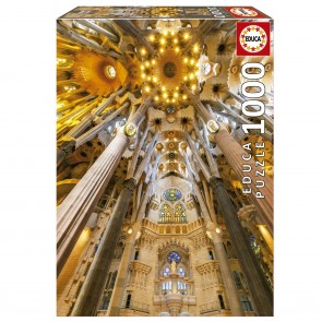 Puzle 1000 Sagrada Familia Interrior ar līmi