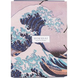 Mape A4+ ar gumiju kartona Hokusai The Great Wave
