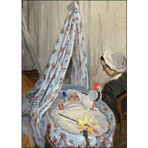 Atklātne De Wieg - Camille met Jean, de zoon van de kunstenaar, Claude Monet