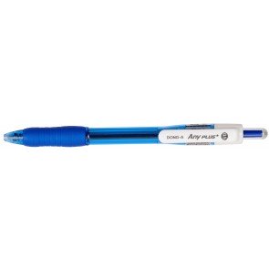 Lodīšu pildspalva 0.5 mm automātiskā Any plus zila