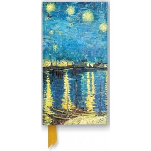 Blociņš 15.2*8 cm 64 lapas līniju Van Gogh: Starry Night over the Rhone