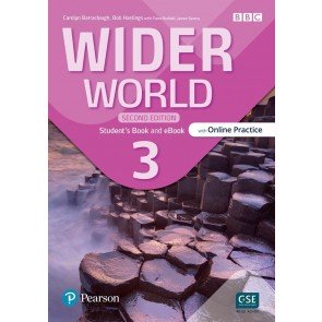 Wider World 2e 3 SBk + Online Practice + eBook with app.
