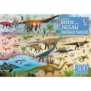 Dinosaur Timeline (grāmata un puzle)