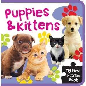 Puzzle Books: Puppies & Kittens