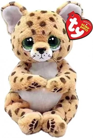 Rotaļlieta mīkstā 20 cm Beany Bellies Lloyd tan leopard