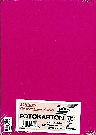 Papīrs A4 300 g Folia® rozā