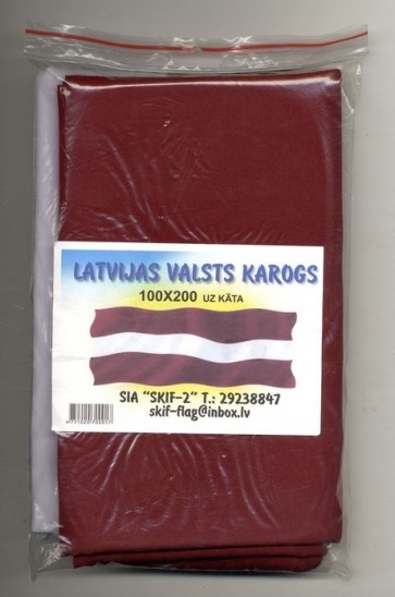 Karogs Latvijas 100*200 cm kātam
