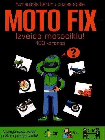 Moto Fix. Izveido motociklu. 100 kartiņas