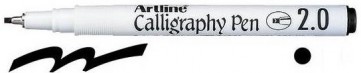 Kaligrāfijas pildspalva 2 mm Artline melna