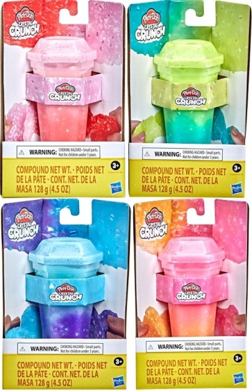 Plastilīns Play-Doh Crystal Crunch asorti