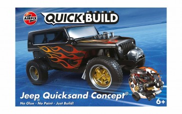 Konstruktors Airfix Quick Build automašīna Jeep 'Quicksand' Concept