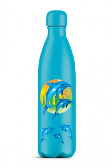 Ūdens pudele Delfīni 400 ml nerūsējošā tērauda