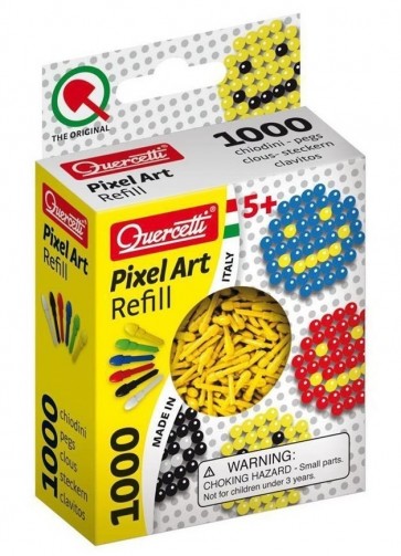 Mozaīkas Quercetti papildinājums Pixel Art dzeltens, 1000 sastāvdaļas