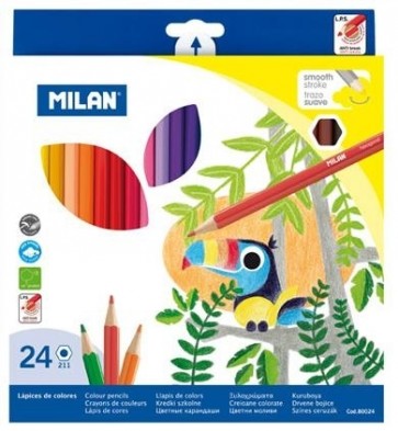 Zīmuļi 24 krāsas Milan