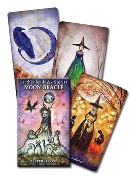 Earthly Souls and Spirits Moon Oracle (grāmata un 55 kārtis)