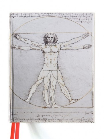 Piezīmju grāmata 28*21.6 cm 72 lapas baltas Leonardo da Vinci: Vitruvian Man