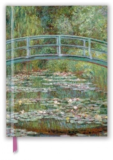 Piezīmju grāmata 28*21.6 cm 72 lapas baltas Claude Monet: Bridge over a Pond of Water Lilies
