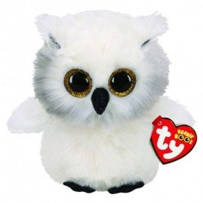 Rotaļlieta mīkstā 15 cm TY Austin owl white