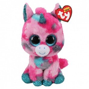 Rotaļlieta mīkstā 15 cm TY Gumball unicorn pink/aqua