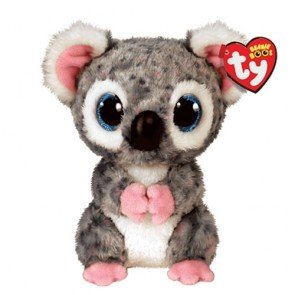Rotaļlieta mīkstā 15 cm TY KARLI gray spot koala