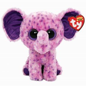Rotaļlieta mīkstā 15 cm TY EVA purple elephant