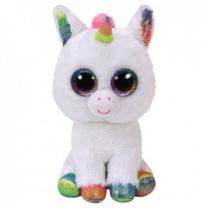 Rotaļlieta mīkstā 15.5 cm TY Pixy white unicorn reg