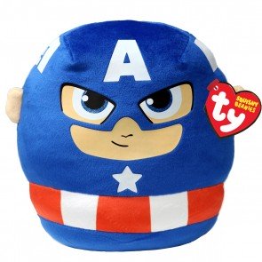 Spilvens Ø35cm Squish TY Marvel Captain America