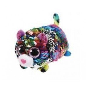 Rotaļlieta mīkstā 10 cm TEENY Tys Dotty sequin multicolor leopard